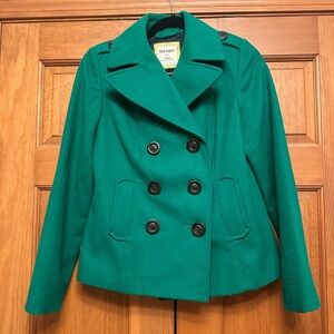 Old Navy Women’s Green Pea Coat